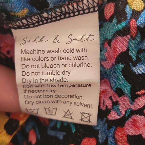 Silk & Salt Journey Flower Maxi Wrap Dress Size XL - Picture 16 of 16